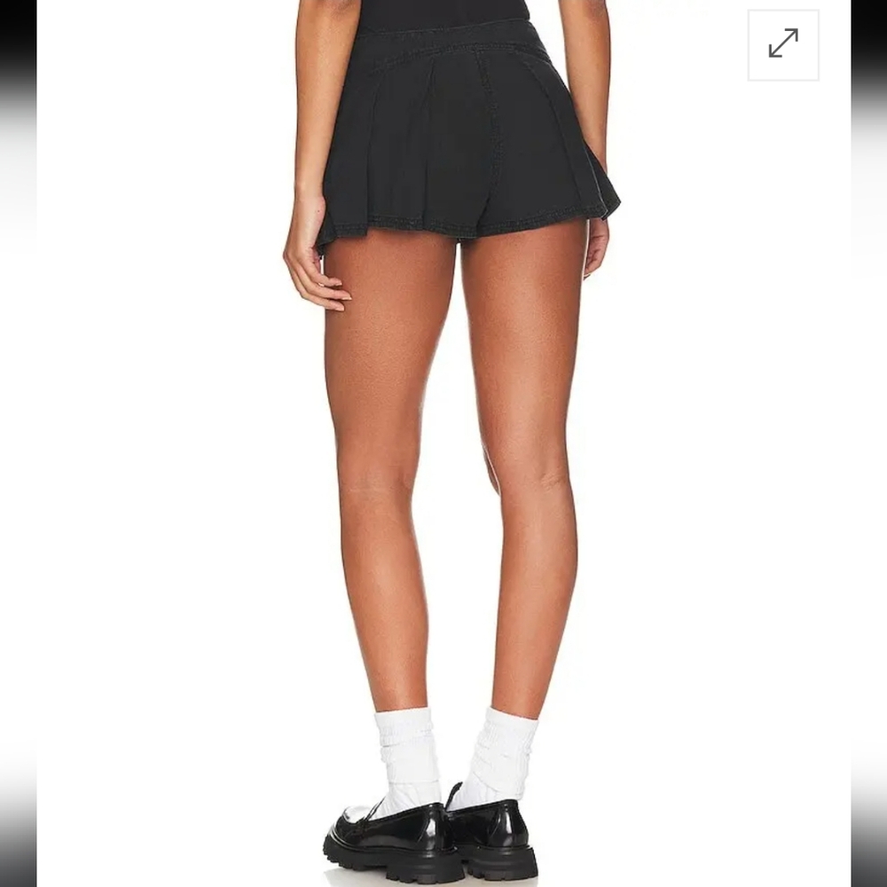 Free people heartbreaker black skort size 2 - Picture 3 of 16